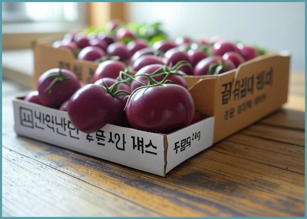 [고니네농수산] 달콤짭짤 대저 흑 방울토마토, 1박스, 2kg