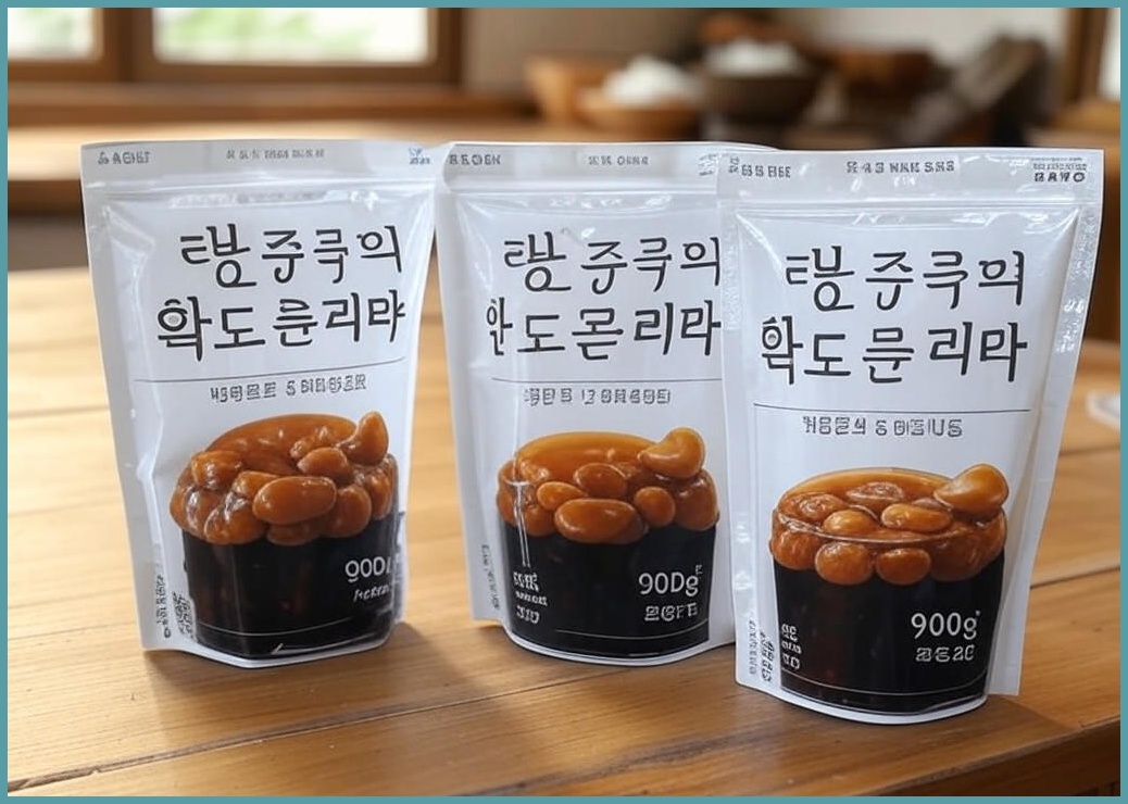 [당일생산] 탱글탱글 외할매 도토리묵 900g 2~3인분, 3개, 900g