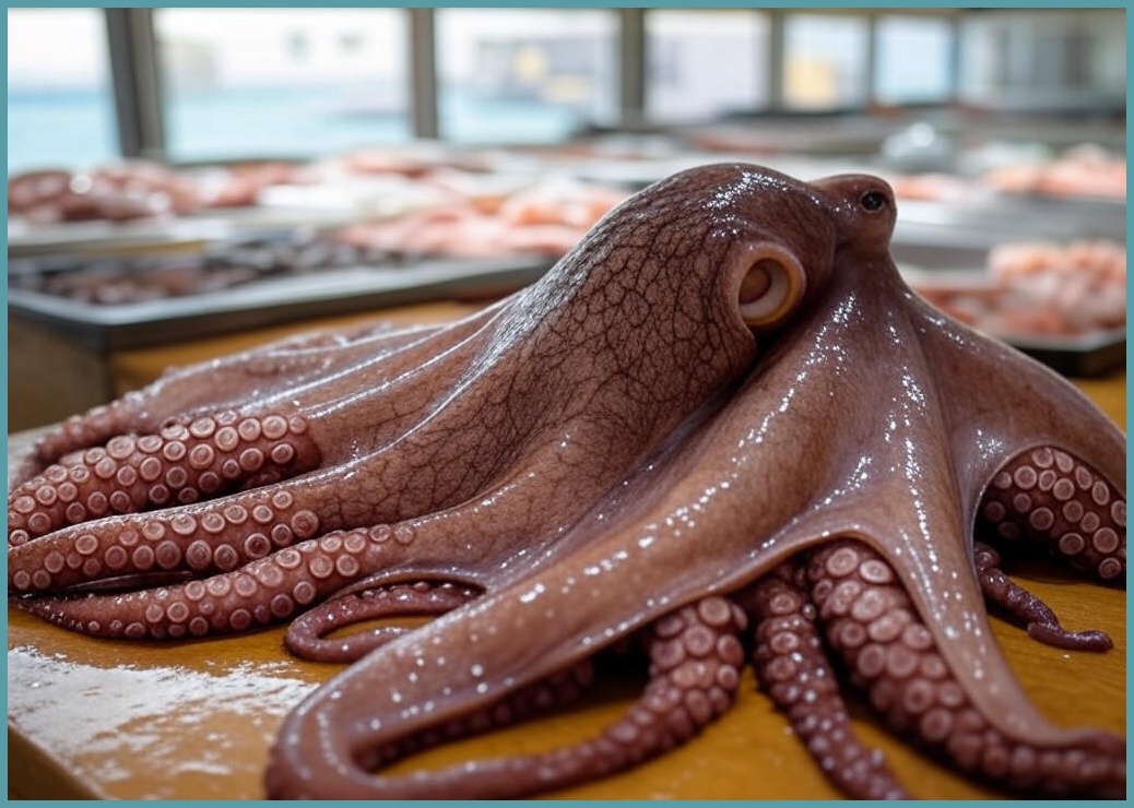 비비수산 세척 손질 문어(제수용 1마리) 800~1000g