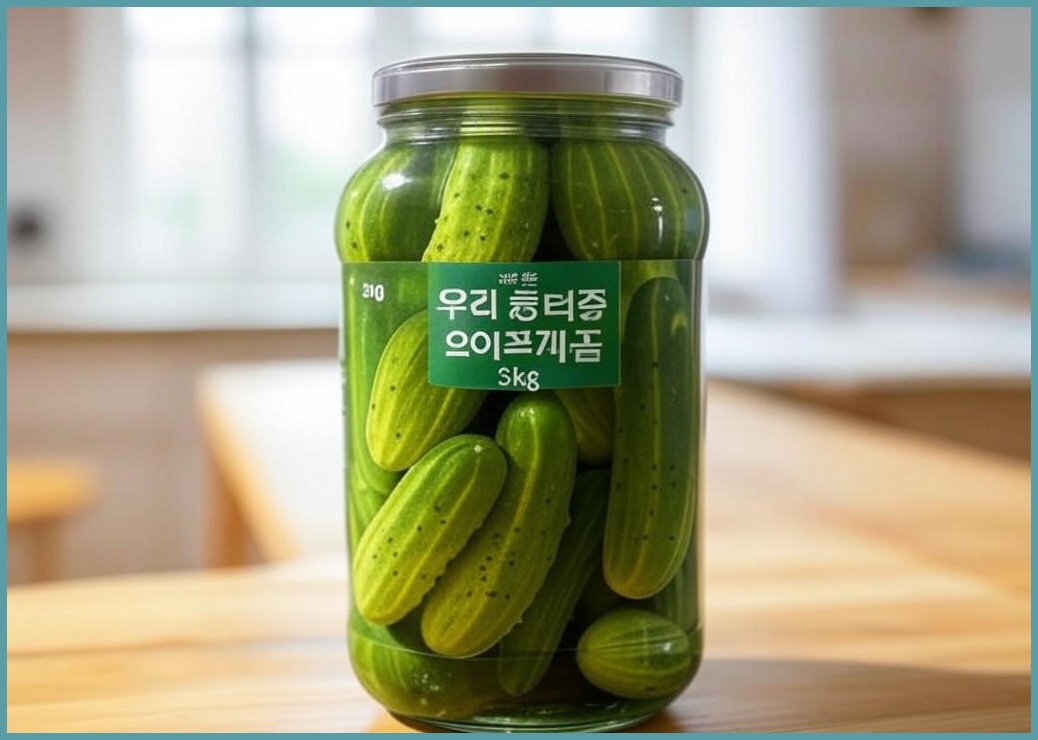 [삼시세찬] 우리 후레쉬피클 오이무피클 3kg, 3kg, 1개