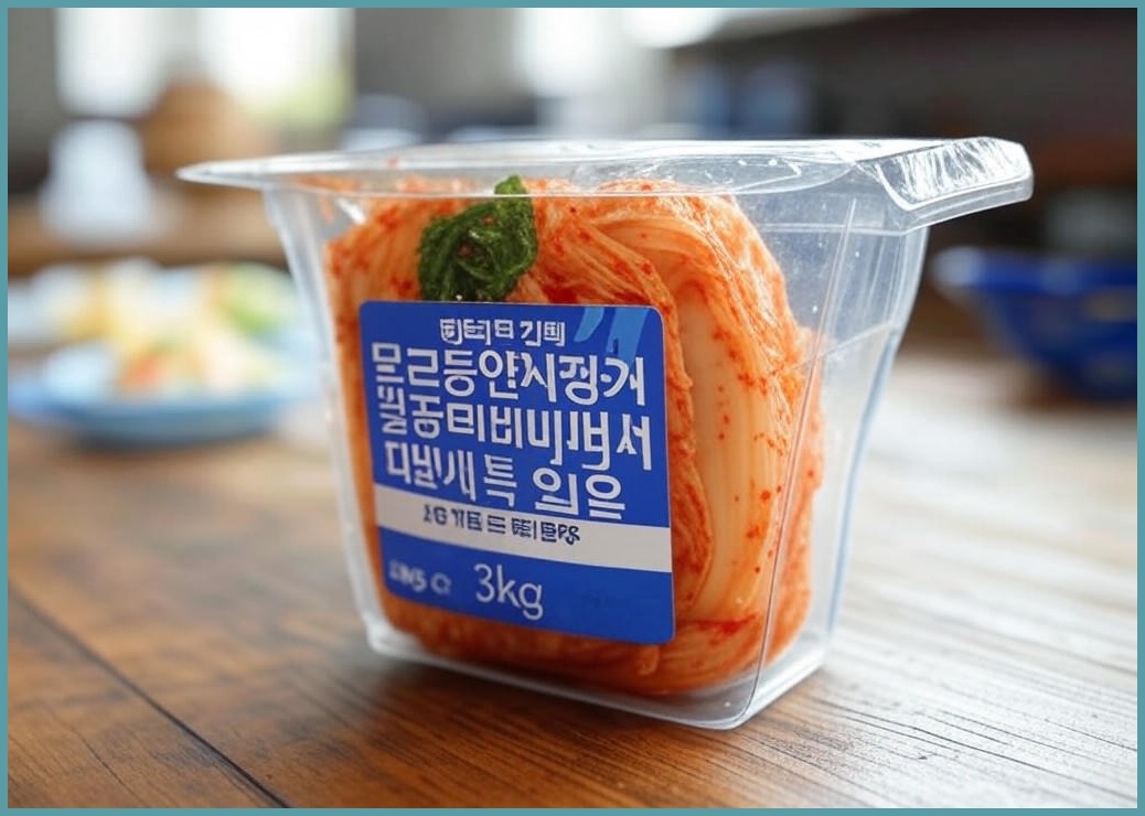 셰프애찬 단호박 백김치 알배기배추 물김치 반찬 3kg 팩, 3kg, 1개