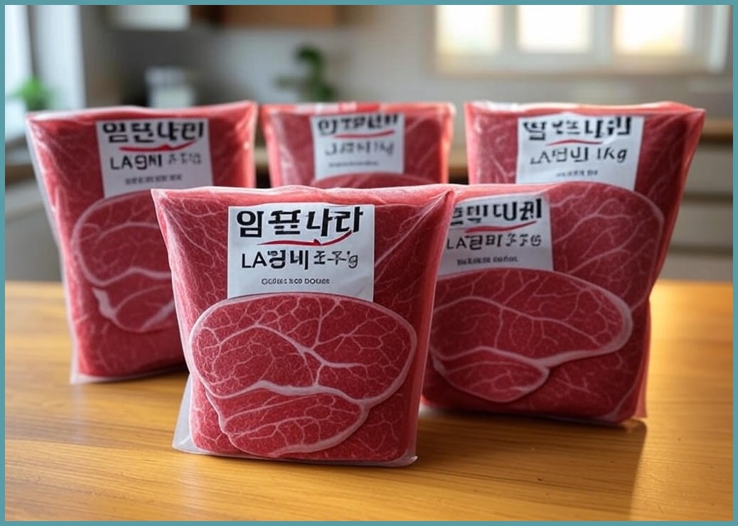 일품나라 LA갈비 호주산, 1kg, 3개