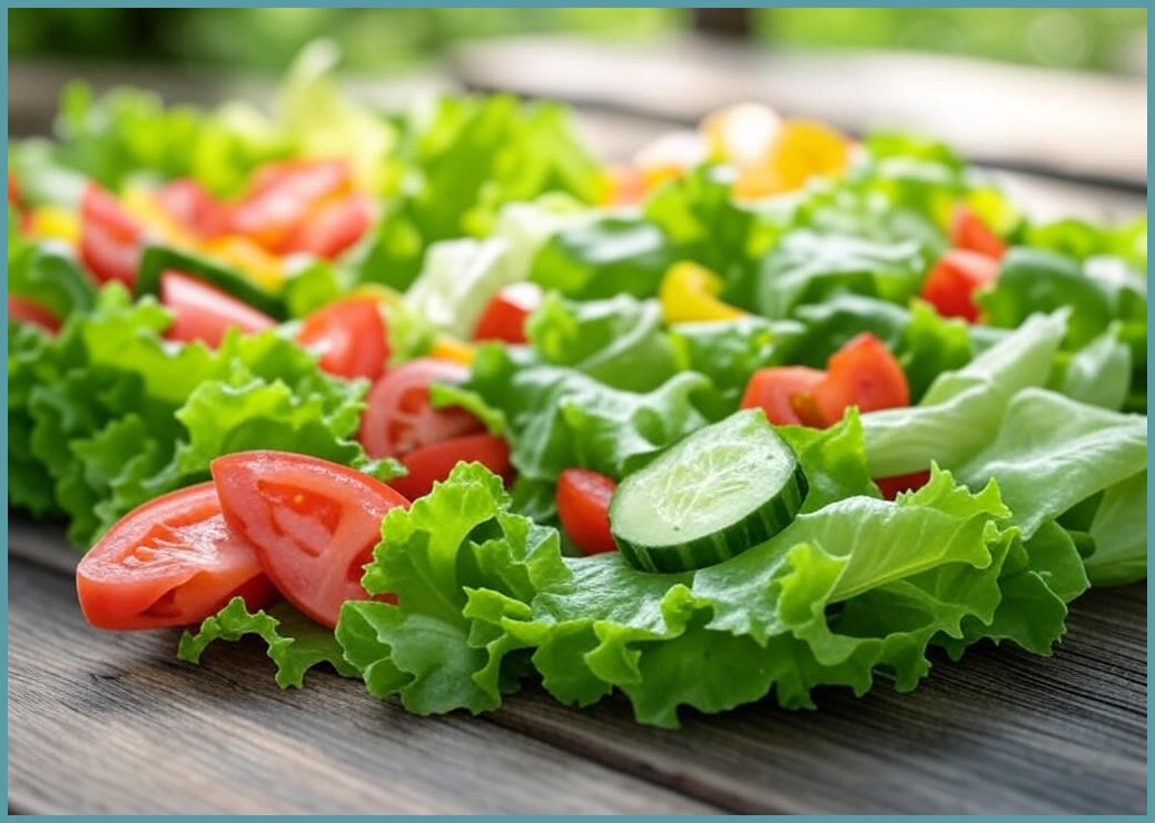 푸리팜 유러피안 샐러드야채 1kg 모듬 채소 [당일수확][당일배송], 1개, 1kg