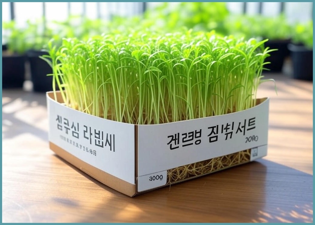 [황룡새싹인삼] 새싹삼 키우기 재배세트 키트 묘삼 새싹인삼 (40뿌리), 1박스, 200g